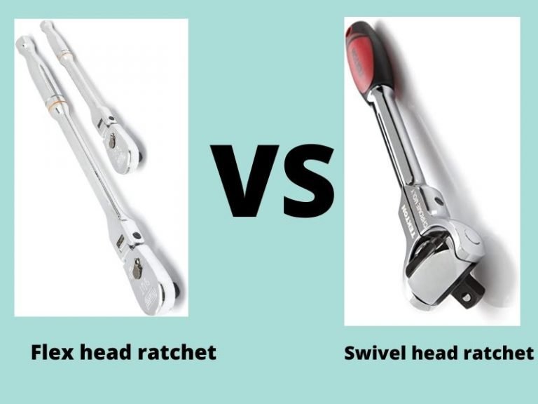 swivel head ratchet vs flex head